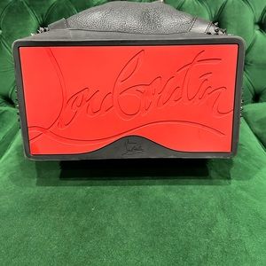 Christian Louboutin backpack, all 100% black & Red genuine Leather.